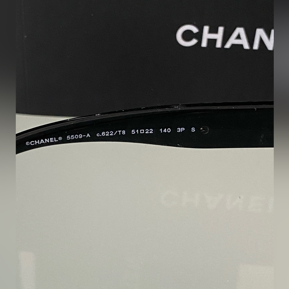 NIB CHANEL dress SQUARE SUNGLASSES/glasses/frame Ref.5509A C622/T  ITALY;Current - Picture 10 of 11